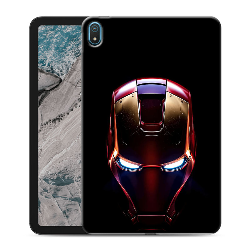 Силиконовый чехол на Nokia T20 с принтом IronMan Железный человек Силиконовый чехол на Nokia T20 с принтом IronMan Железный человек