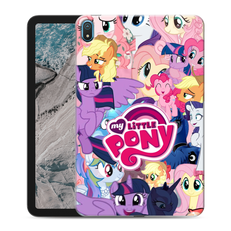 Силиконовый чехол на Nokia T20 с принтом My little pony Дружба чудо Силиконовый чехол на Nokia T20 с принтом My little pony Дружба чудо