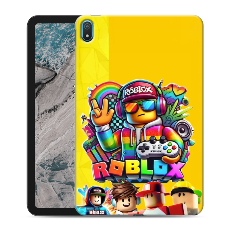 Силиконовый чехол на Nokia T20 с принтом Roblox Роблокс Силиконовый чехол на Nokia T20 с принтом Roblox Роблокс