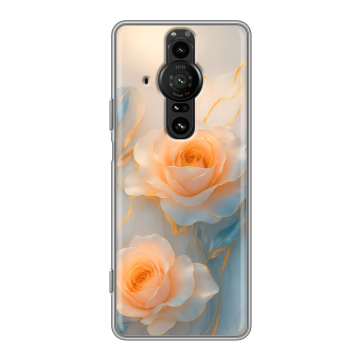 Силиконовый противоударный чехол на Sony Xperia Pro-I с принтом Женский Силиконовый противоударный чехол на Sony Xperia Pro-I с принтом Женский