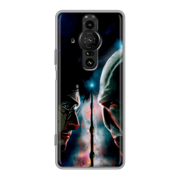 Силиконовый противоударный чехол на Sony Xperia Pro-I с принтом Гарри Поттер Harry Potter