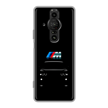 Силиконовый противоударный чехол на Sony Xperia Pro-I с принтом БМВ BMW