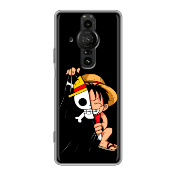 Силиконовый противоударный чехол на Sony Xperia Pro-I с принтом One Piece Ван Пис Силиконовый противоударный чехол на Sony Xperia Pro-I с принтом One Piece Ван Пис