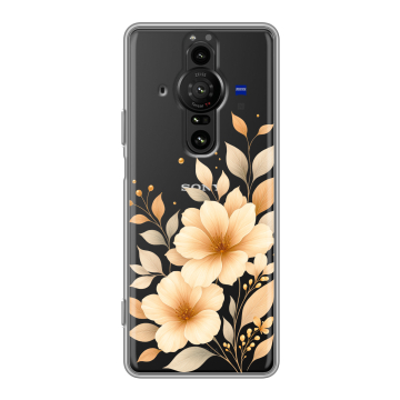 Силиконовый противоударный чехол на Sony Xperia Pro-I с принтом для девушки Силиконовый противоударный чехол на Sony Xperia Pro-I с принтом для девушки