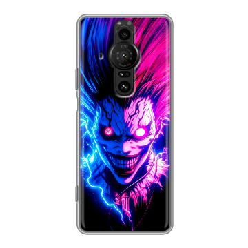 Силиконовый противоударный чехол на Sony Xperia Pro-I с принтом Death note Тетрадь смерти Силиконовый противоударный чехол на Sony Xperia Pro-I с принтом Death note Тетрадь смерти