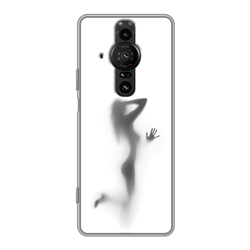 Силиконовый противоударный чехол на Sony Xperia Pro-I с принтом Силуэт Силиконовый противоударный чехол на Sony Xperia Pro-I с принтом Силуэт