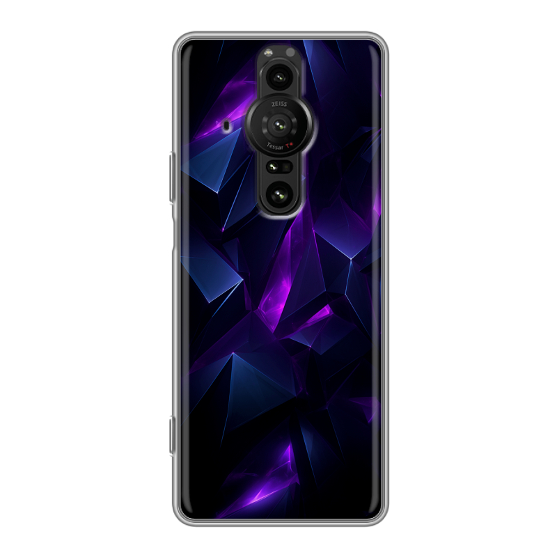 Силиконовый противоударный чехол на Sony Xperia Pro-I с принтом Абстракиция Силиконовый противоударный чехол на Sony Xperia Pro-I с принтом Абстракиция
