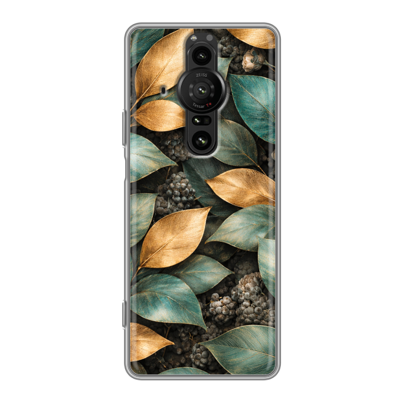 Силиконовый противоударный чехол на Sony Xperia Pro-I с принтом женский Силиконовый противоударный чехол на Sony Xperia Pro-I с принтом женский
