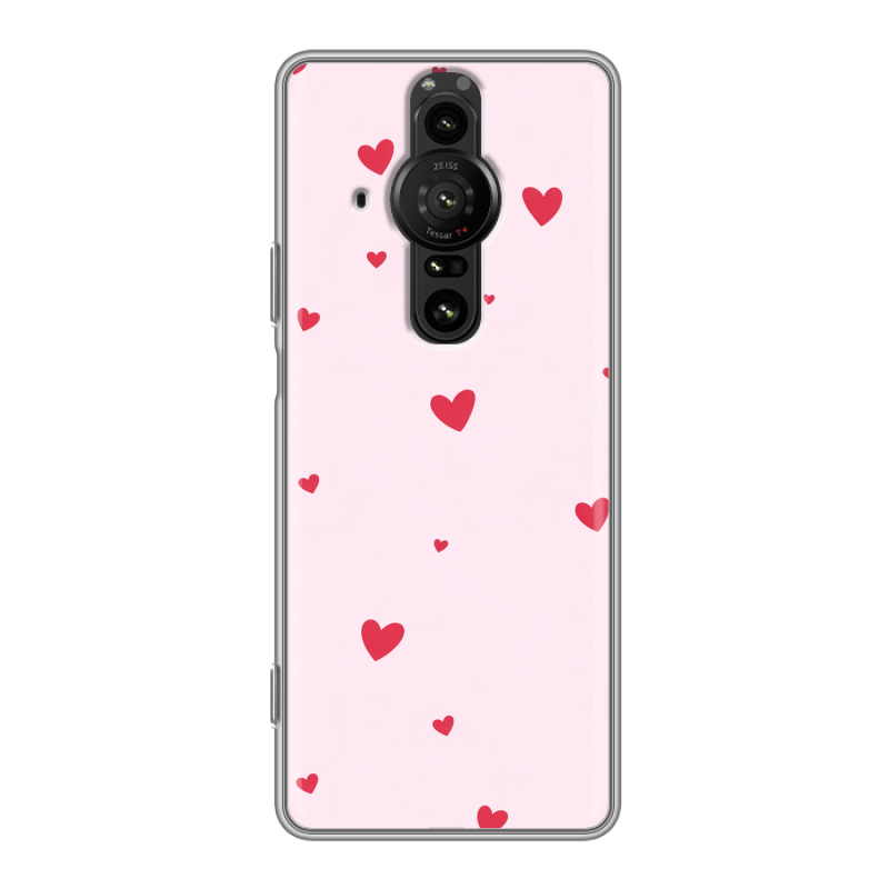Силиконовый противоударный чехол на Sony Xperia Pro-I с принтом для девочек Силиконовый противоударный чехол на Sony Xperia Pro-I с принтом для девочек
