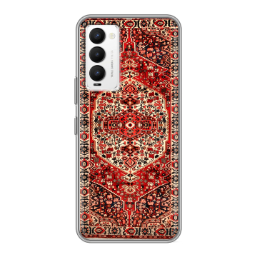 Силиконовый противоударный чехол на Tecno Camon 18 с принтом Ковер
