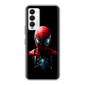 Силиконовый противоударный чехол на Tecno Camon 18 с принтом Spiderman Человек паук