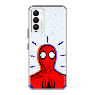 Силиконовый противоударный чехол на Tecno Camon 18 с принтом Spiderman Человек паук Силиконовый противоударный чехол на Tecno Camon 18 с принтом Spiderman Человек паук