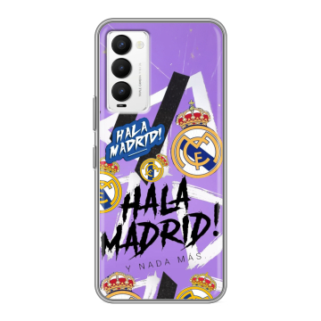 Силиконовый противоударный чехол на Tecno Camon 18 с принтом Real Madrid Реал Мадрид Силиконовый противоударный чехол на Tecno Camon 18 с принтом Real Madrid Реал Мадрид
