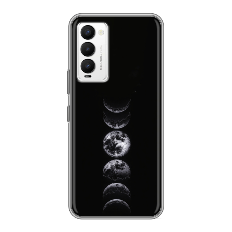 Силиконовый противоударный чехол на Tecno Camon 18 с принтом женский Силиконовый противоударный чехол на Tecno Camon 18 с принтом женский