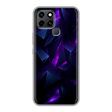 Силиконовый чехол на Infinix Smart 6 с принтом Абстракиция