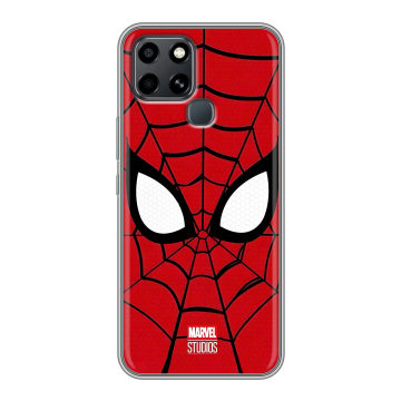 Силиконовый чехол на Infinix Smart 6 с принтом человек паук spiderman Силиконовый чехол на Infinix Smart 6 с принтом человек паук spiderman