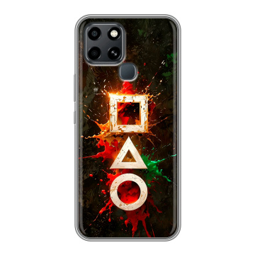 Силиконовый чехол на Infinix Smart 6 с принтом Squid Game Игра кальмара Силиконовый чехол на Infinix Smart 6 с принтом Squid Game Игра кальмара