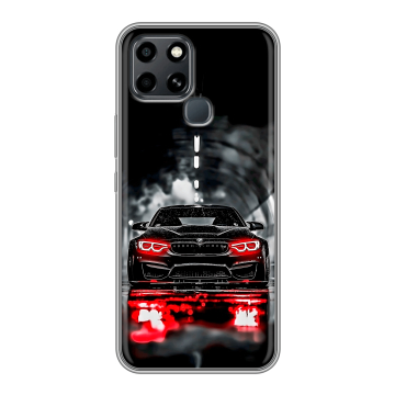Силиконовый чехол на Infinix Smart 6 с принтом BMW БМВ Силиконовый чехол на Infinix Smart 6 с принтом BMW БМВ