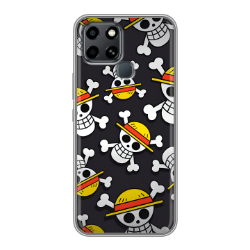 Силиконовый чехол на Infinix Smart 6 с принтом One Piece Ван Пис