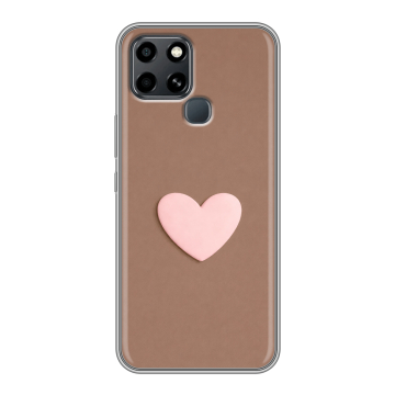 Силиконовый чехол на Infinix Smart 6 с принтом женский