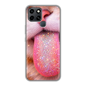 Силиконовый чехол на Infinix Smart 6 с принтом для девочек Силиконовый чехол на Infinix Smart 6 с принтом для девочек