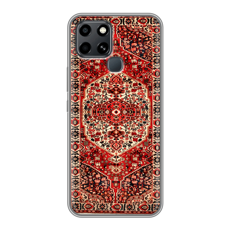 Силиконовый противоударный чехол на Infinix Smart 6 с принтом Ковер Силиконовый противоударный чехол на Infinix Smart 6 с принтом Ковер