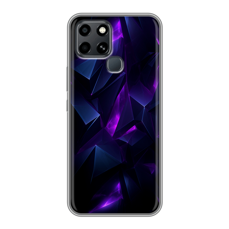 Силиконовый противоударный чехол на Infinix Smart 6 с принтом Абстракиция Силиконовый противоударный чехол на Infinix Smart 6 с принтом Абстракиция