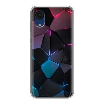 Силиконовый чехол на Samsung Galaxy A03 Core с принтом Геометрия неона Силиконовый чехол на Samsung Galaxy A03 Core с принтом Геометрия неона