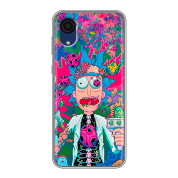 Силиконовый чехол на Samsung Galaxy A03 Core с принтом Рик и Морти Rick Morty Силиконовый чехол на Samsung Galaxy A03 Core с принтом Рик и Морти Rick Morty
