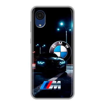Силиконовый чехол на Samsung Galaxy A03 Core с принтом БМВ BMW