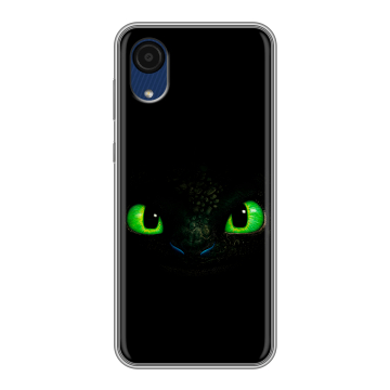Силиконовый чехол на Samsung Galaxy A03 Core с принтом Как приручить дракона Силиконовый чехол на Samsung Galaxy A03 Core с принтом Как приручить дракона