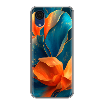 Силиконовый чехол на Samsung Galaxy A03 Core с принтом Цветы Силиконовый чехол на Samsung Galaxy A03 Core с принтом Цветы
