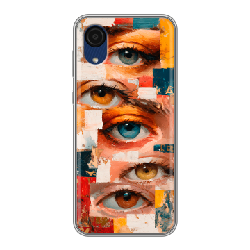Силиконовый чехол на Samsung Galaxy A03 Core с принтом Модный принт Силиконовый чехол на Samsung Galaxy A03 Core с принтом Модный принт