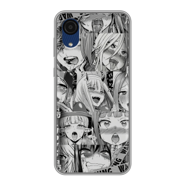 Силиконовый чехол на Samsung Galaxy A03 Core с принтом Ahegao Ахегао Аниме Силиконовый чехол на Samsung Galaxy A03 Core с принтом Ahegao Ахегао Аниме