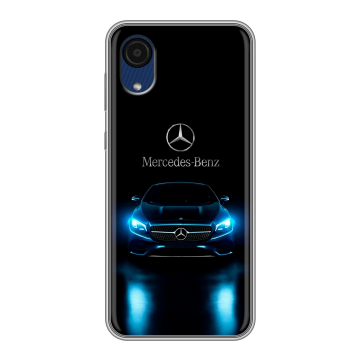 Силиконовый чехол на Samsung Galaxy A03 Core с принтом Mercedes Мерседес Силиконовый чехол на Samsung Galaxy A03 Core с принтом Mercedes Мерседес