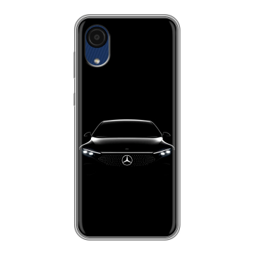 Силиконовый чехол на Samsung Galaxy A03 Core с принтом Mercedes Мерседес Силиконовый чехол на Samsung Galaxy A03 Core с принтом Mercedes Мерседес