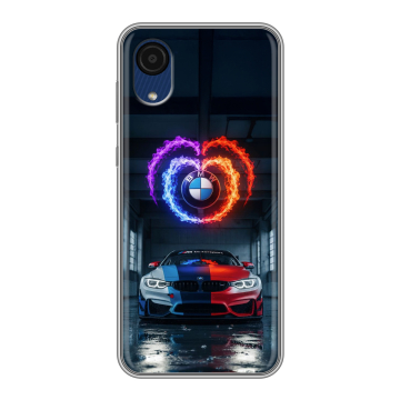 Силиконовый чехол на Samsung Galaxy A03 Core с принтом BMW БМВ Силиконовый чехол на Samsung Galaxy A03 Core с принтом BMW БМВ
