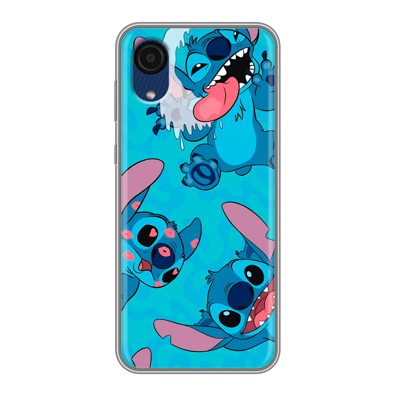 Силиконовый чехол на Samsung Galaxy A03 Core с принтом Лило и Стич Силиконовый чехол на Samsung Galaxy A03 Core с принтом Лило и Стич