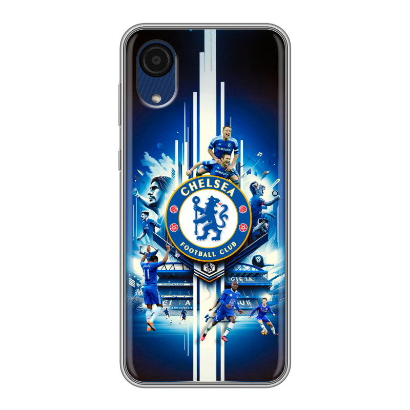 Силиконовый чехол на Samsung Galaxy A03 Core с принтом Chelsea Челси Силиконовый чехол на Samsung Galaxy A03 Core с принтом Chelsea Челси
