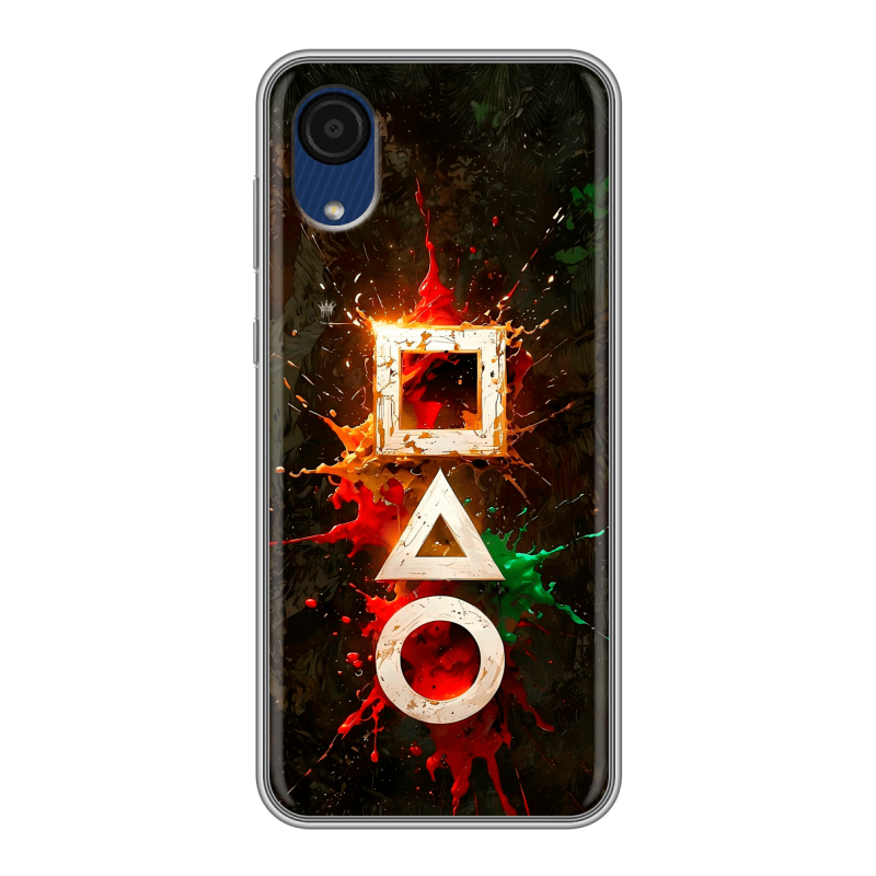 Силиконовый чехол на Samsung Galaxy A03 Core с принтом Squid Game Игра кальмара Силиконовый чехол на Samsung Galaxy A03 Core с принтом Squid Game Игра кальмара