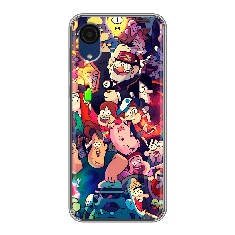 Силиконовый чехол на Samsung Galaxy A03 Core с принтом Gravity Falls Гравити Фолз Силиконовый чехол на Samsung Galaxy A03 Core с принтом Gravity Falls Гравити Фолз