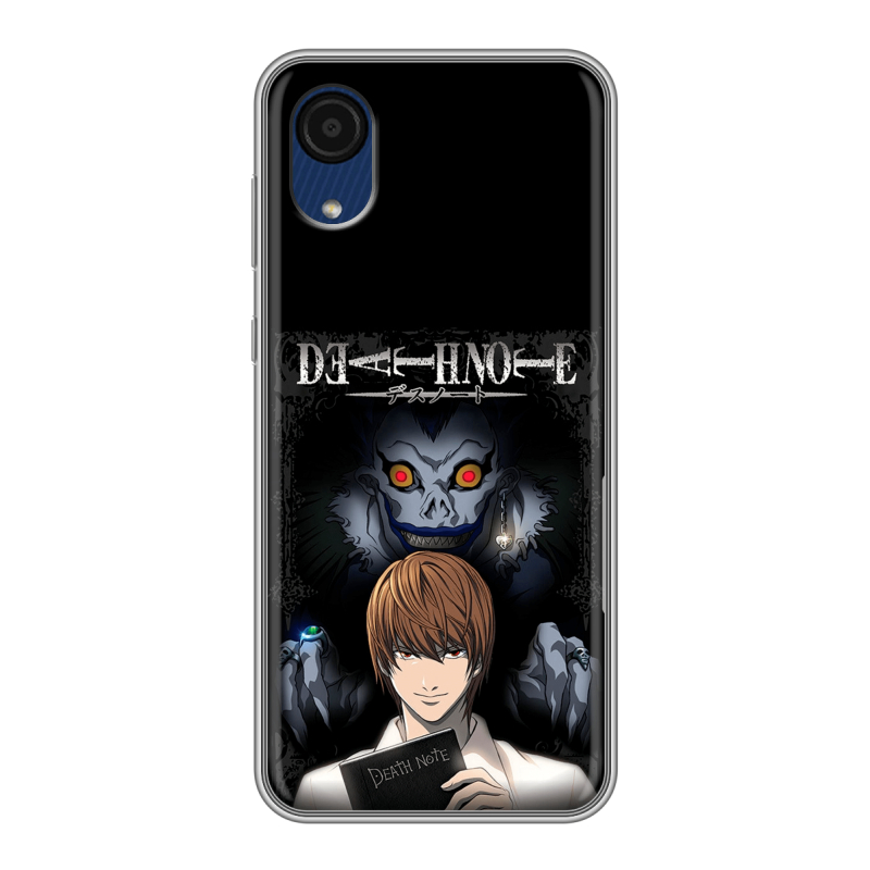 Силиконовый чехол на Samsung Galaxy A03 Core с принтом Death note Тетрадь смерти Силиконовый чехол на Samsung Galaxy A03 Core с принтом Death note Тетрадь смерти