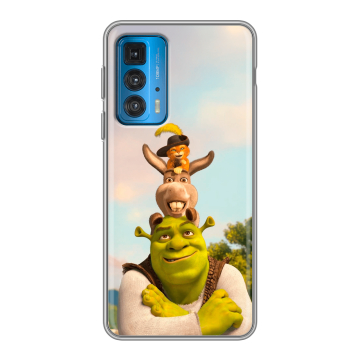 Силиконовый чехол на Motorola Edge 20 с принтом Шрек Shrek