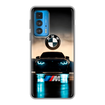 Силиконовый чехол на Motorola Edge 20 с принтом БМВ BMW Силиконовый чехол на Motorola Edge 20 с принтом БМВ BMW