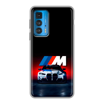 Силиконовый чехол на Motorola Edge 20 с принтом БМВ BMW Силиконовый чехол на Motorola Edge 20 с принтом БМВ BMW