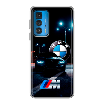 Силиконовый чехол на Motorola Edge 20 с принтом БМВ BMW Силиконовый чехол на Motorola Edge 20 с принтом БМВ BMW