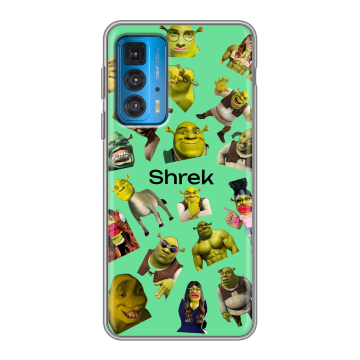 Силиконовый чехол на Motorola Edge 20 с принтом Шрек Shrek