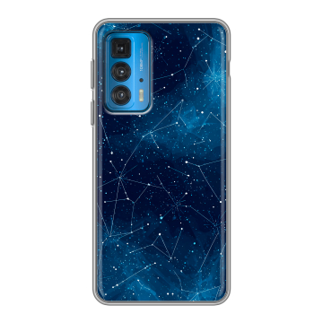 Силиконовый чехол на Motorola Edge 20 с принтом Космос звезды
