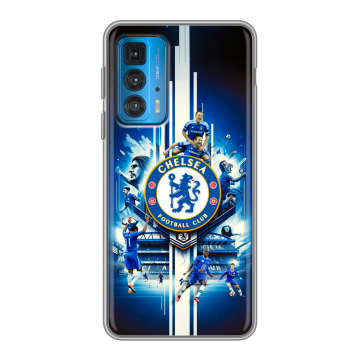 Силиконовый чехол на Motorola Edge 20 с принтом Chelsea Челси