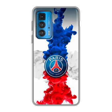 Силиконовый чехол на Motorola Edge 20 с принтом PSG ПСЖ